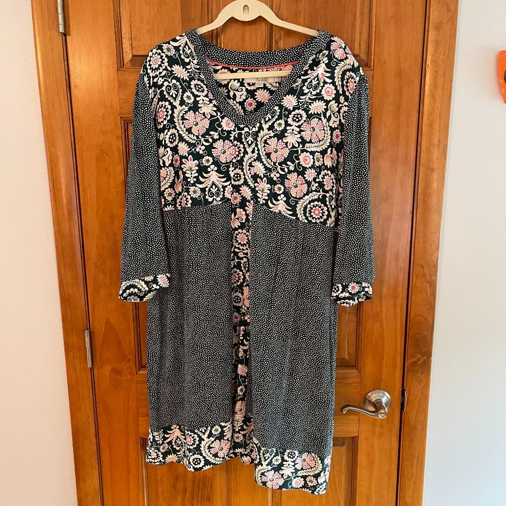Boden - Green HopScotch Dress - 16L